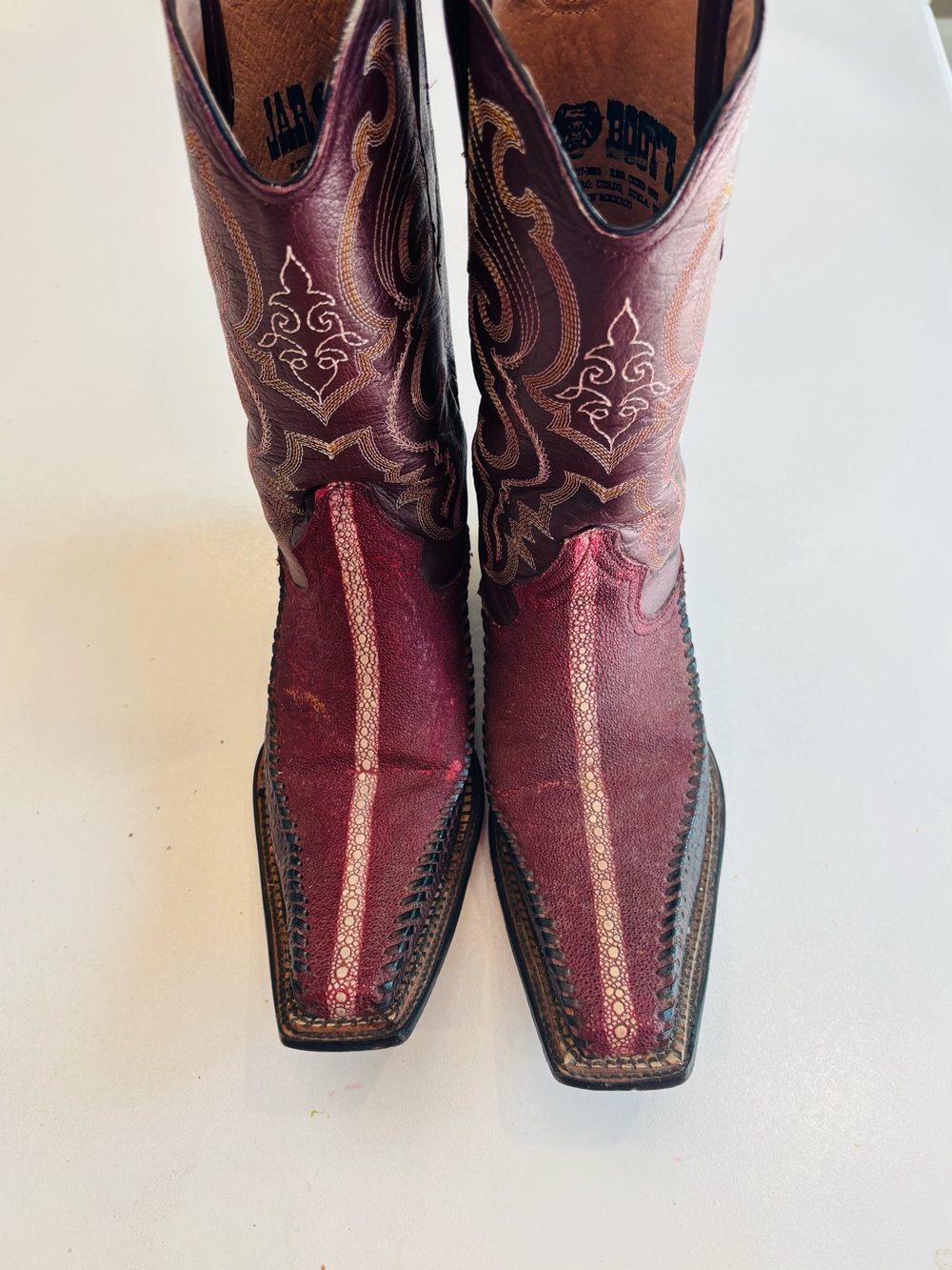 Jar Boots Women's Burgundy Western Boots size 7